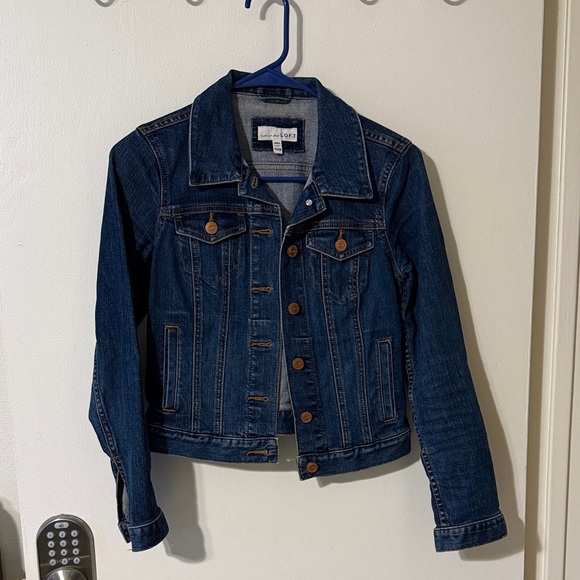 Loft XXSP Fitted Denim Jacket with Copper Buttons, excellent condition - Picture 9 of 10